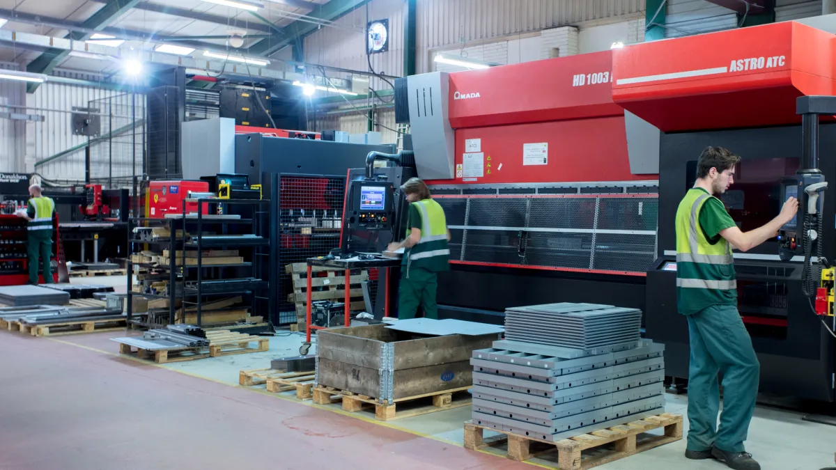 Greenfield Engineering workshop and team